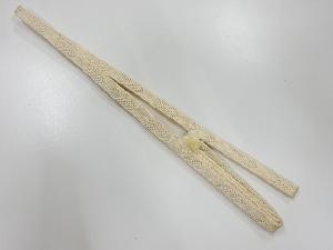 アンティーク　未使用品　正絹　帯留め用手組み三分紐